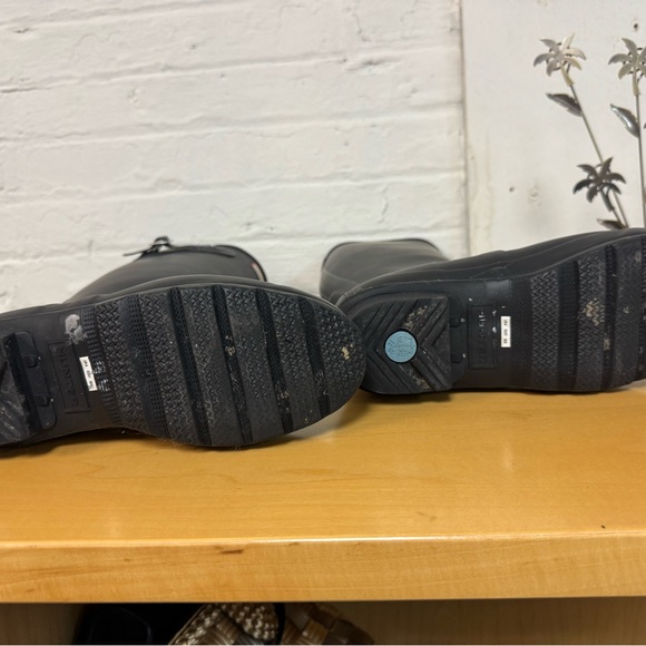 Hunter Classic Black Boots Sz 6 - Picture 4 of 5